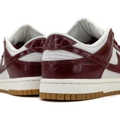 Nike Dunk Low LX Dark Team Red Croc Womens thumbnail 3