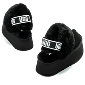 Ugg UGG Funkette Slipper Black thumbnail 2