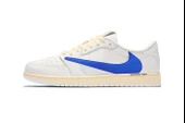 Nike Travis Scott x Fragment Air Jordan 1 Low OG White/Blue/Sail thumbnail 5