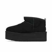 Ugg UGG Classic Ultra Mini Platform Black Womens - 3