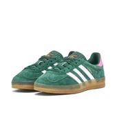 Adidas Gazelle Indoor Collegiate Green Pink Womens thumbnail 4