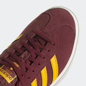 Adidas Gazelle Bold Burgundy Yellow Womens thumbnail 3