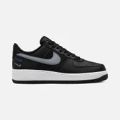 Nike Air Force 1 07 Triple Swoosh Black Grey Racer Blue thumbnail 1