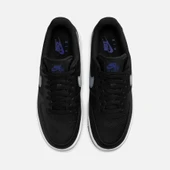 Nike Air Force 1 07 Triple Swoosh Black Grey Racer Blue thumbnail 3