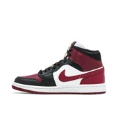 Nike Air Jordan 1 Mid Maroon Black Gold Pendants thumbnail 2