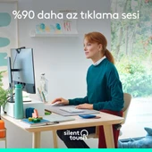 Logitech M650 Signature 910-006255 Beyaz Sessiz Küçük Boy Sağ El Kablosuz Mouse Outlet - 5