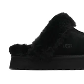 Ugg UGG Disquette Slipper Black Womens - 5