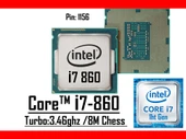 Intel® Core™ i7 860 2.80 Ghz 8mb Cache Lga 1156p Tray Masaüstü Bilgisayar İşlemci - 1