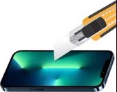 Buff Labs Buff Iphone 13 Pro Max Uyumlu 5D Glass Anti Hacker Ekran Koruyucu - 2