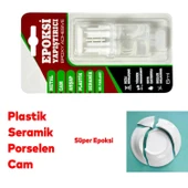 Hızlı Kuruyan Epoksi Yapıştırıcı 6 ml Güçlü Genel Amaçlı Yapışma Metal Plastik Seramik Cam Kullanım - 3