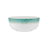 İSTANBUL PORSELEN STARLİGHT FİNE BONE NEW YEAR YILBAŞI SALATA KASESİ 21 CM - 5