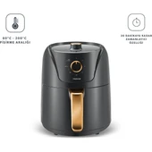 HOMEND AIRFRYDAY 2505H AIRFRYER ANTRASIT - 6