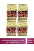 Balin Düşes Çikolata Kaplı Mix Şeker ( 4 Çeşit ) 400 gr x 4 Adet - 1