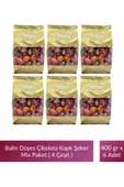 Balin Düşes Çikolata Kaplı Mix Şeker ( 4 Çeşit ) 400 gr x 6 Adet - 1