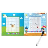 3-6 Yaş Dikkat Geliştiren Kodlama Kitabım Seti (YAZ-SİL) thumbnail 3