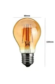 Orbus A60 Ampul 6Watt Amber Rustik Dekoratif Led Ampul - 2