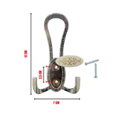 Krom Desenli Vestiyer Portmanto 4 Adet Askılık Metal - 2