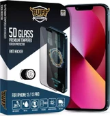 Buff Labs Buff Iphone 13/13 Pro 5D Uyumlu Glass Anti Hacker Ekran Koruyucu - 1