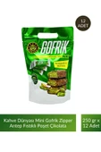 Kahve Dünyası Mini Gofrik Zipper Antep Fıstıklı Gofrik Poşet Çikolata 250 gr x 12 Adet thumbnail 1