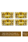 Balin Gala Tane Fındıklı ve Fındık Kremalı Sütlü Çikolata 360 gr x 4 Adet - 1