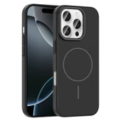 Apple iPhone 16 Pro Max Kılıf M-safe Şarj Özellikli Zore Ruby Sert Kapak - 10