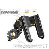 İMPACT TELEFON TUTACAĞI KLEMMP-H QR MANDALLI TLF-303 - 3