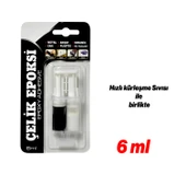 Güçlü Çelik Epoksi Yapıştırıcı 6 ml Metal Plastik Seramik Cam Çelik yalıtım Onarma Doldurma 1 Adet - 4