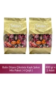 Balin Düşes Çikolata Kaplı Mix Şeker ( 4 Çeşit ) 400 gr x 2 Adet - 1