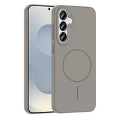 Galaxy S25 Plus Kılıf M-safe Şarj Özellikli Zore Ruby Sert Kapak - 1