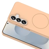 Galaxy S25 Plus Kılıf M-safe Şarj Özellikli Zore Ruby Sert Kapak - 6