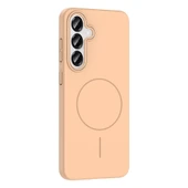 Galaxy S25 Plus Kılıf M-safe Şarj Özellikli Zore Ruby Sert Kapak - 3