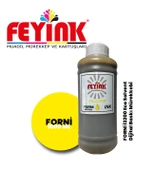 Feyink  Forni Ecosolvent Dijital Baskı Mürekkebi Epson İ3200 Kafa Uyumlu Yellow (Sarı) -1000ml- - 1