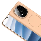 Xiaomi Redmi Note 14 Pro Plus Kılıf M-safe Şarj Özellikli Zore Ruby Sert Kapak - 7