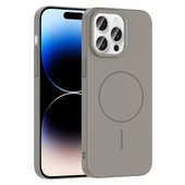 Apple iPhone 14 Pro Max Kılıf M-safe Şarj Özellikli Zore Ruby Sert Kapak thumbnail 8