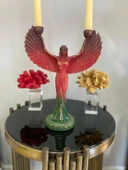 İsis melek kanadı şamdan biblo Renkli - 3