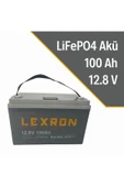 Lexron 100A 12.8V Lityum Akü (Lifepo4) - 1
