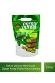 Kahve Dünyası Mini Gofrik Zipper Antep Fıstıklı Gofrik Poşet Çikolata 250 gr - 1