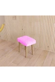 Fahrettin Küçük Montessori Çocuk Masası Oyun Masası Aktivite Masası Çalışma Masası - 2 Adet Welsoft Pembe Puflu - 2