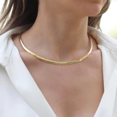 İtalyan Yassı Gümüş Zincir thumbnail 1