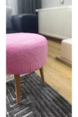 Fahrettin Küçük ROMA Wellsoft Çok Amaçlı Dekoratif Puf Kedi Yatağı Makyaj Masası Pufu Oturma Odası Pufu Orta Sehpa - 3