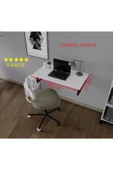 Fahrettin Küçük Workstyle Duvara Monte Katlanabilir Pratik Çalışma Masası Bilgisayar Masası Çizim Masası - 4
