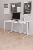 Fahrettin Küçük Worklife Katlanabilir Çalışma Masası Bilgisayar Masası Çizim Masası (beyaz) - 4