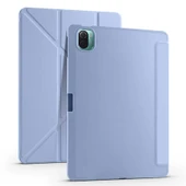 Xiaomi Mi Pad 5 Kılıf Zore Tri Folding Kalem Bölmeli Standlı Kılıf - 9
