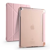 Apple iPad 9.7 2017 (5.Nesil) Kılıf Zore Tri Folding Kalem Bölmeli Standlı Kılıf - 8