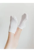 Unisex Düz 5'li Patik Çorap - 6