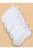 Unisex Düz 5'li Patik Çorap - 1
