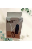 MERCİ  KLOTLU ÇORAP 15 DEN SİYAH  SM 4LÜ - 4