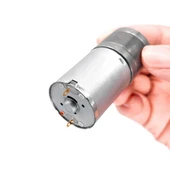 12V 5Rpm JGA25-370 Redüktörlü DC Motor  Metal Dişli Yüksek Tork Kuvvet 25mm Robot Oyuncak RC Araba Medikal Otomasyon thumbnail 2