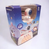 Pop it Dekompresyon oyuncak hızlı itme oyunu ışık anti-stres oyuncakları çocuklar ve yetişkin için astronotlar Beyaz - 4