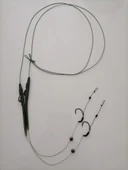 Profesyonel Sazan Rig Takımı Kurşun Aparatlı 2 Adet - 1